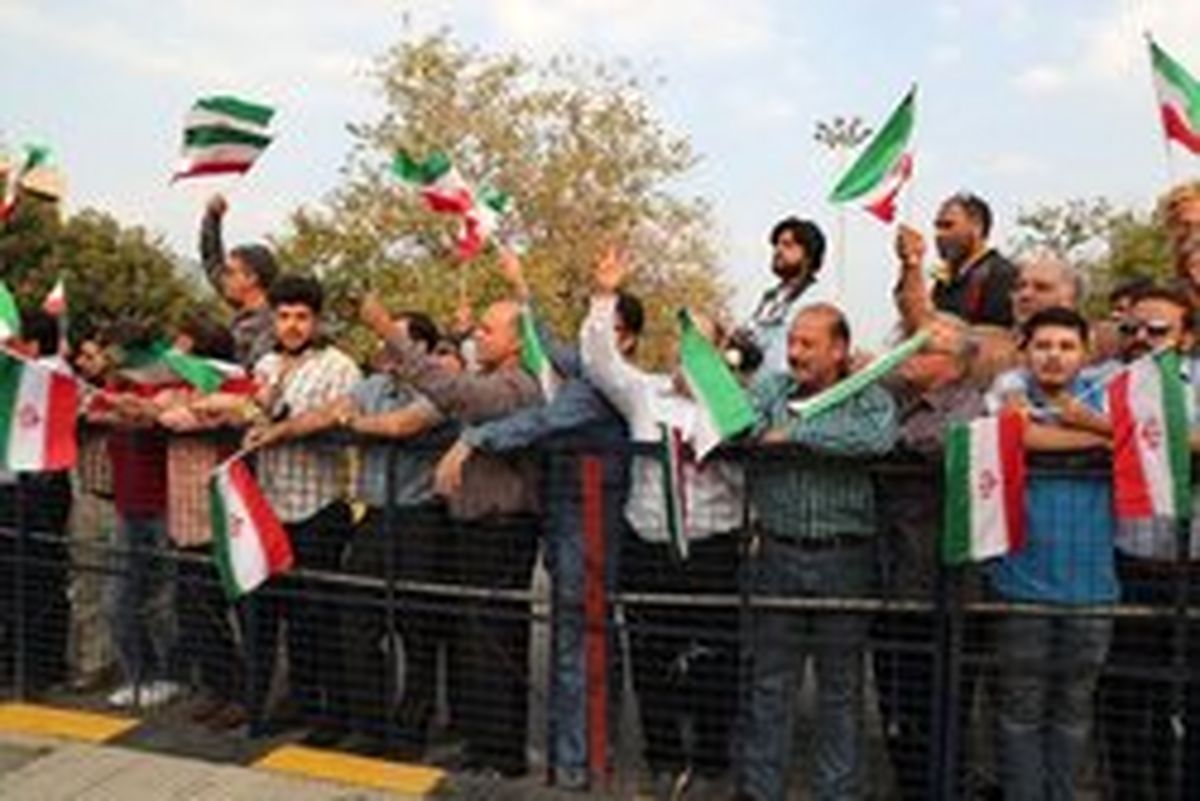 استقبال از روحانی در فرودگاه حیدرآباد