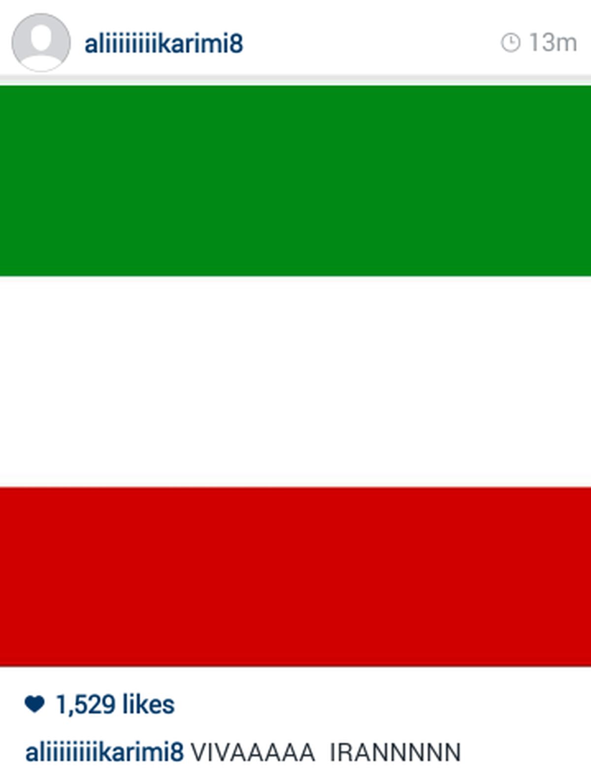 اینستاگرام جادوگر قبل ازبازی باعراق/عکس