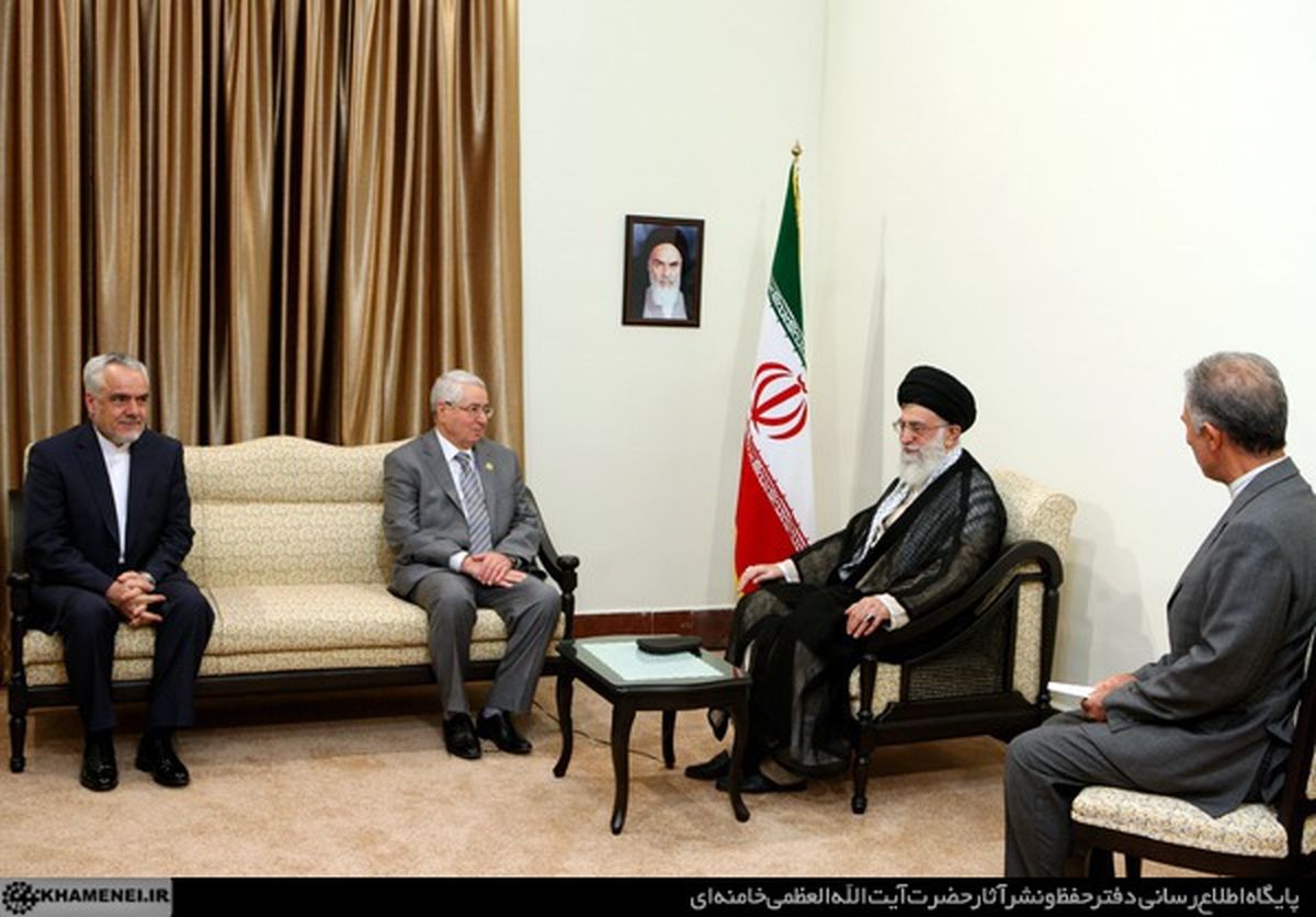 تصاویر/دیدار عبدالقادر بن‌صالح با رهبرانقلاب