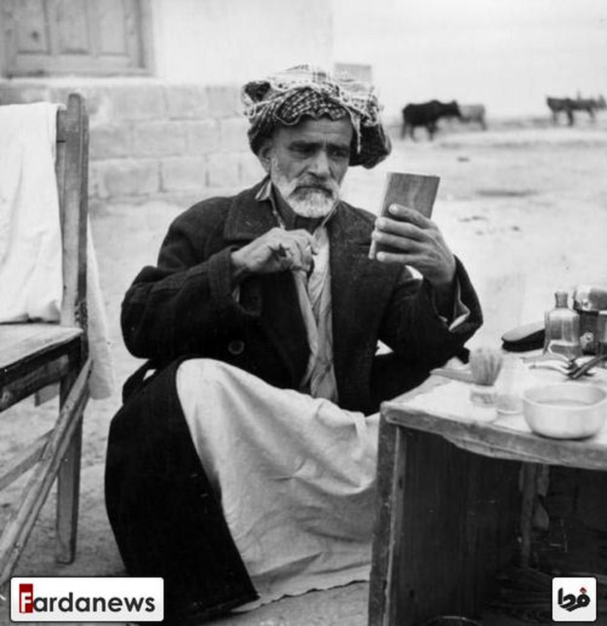 عکس/ آرايشگاه صحرايي