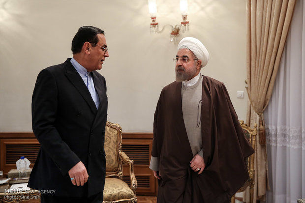 دیدار وزیر خارجه ونزوئلا با روحانی/تصاویر
