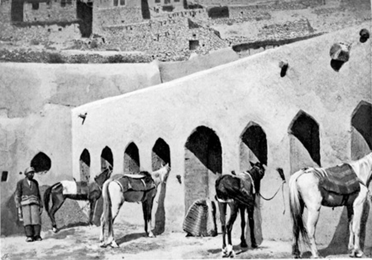 عکس/ چاپارخانه یک قرن پیش