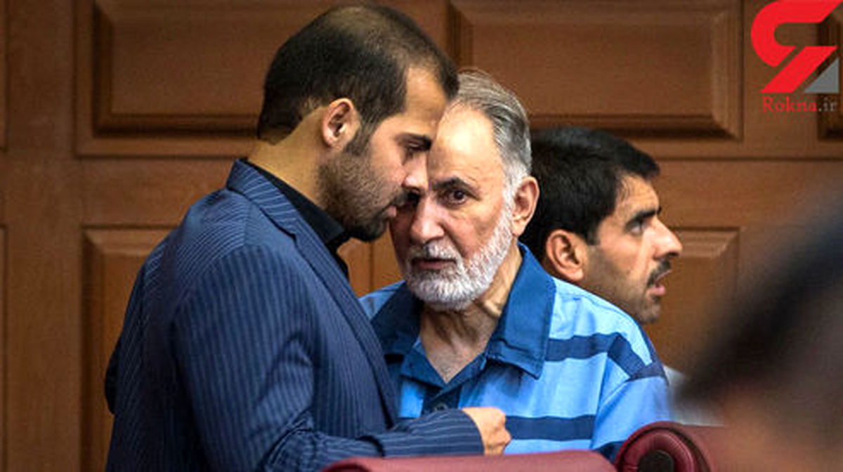 ملاقات عجیب نجفی و برادر میترا استاد در دادگاه/درگوشی چه گفتند؟ +عکس