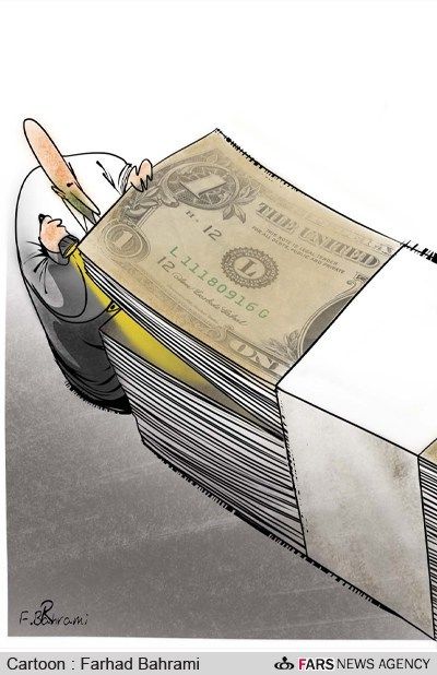 کارتون/ بدنبال عاملین التهاب در بازار ارز!