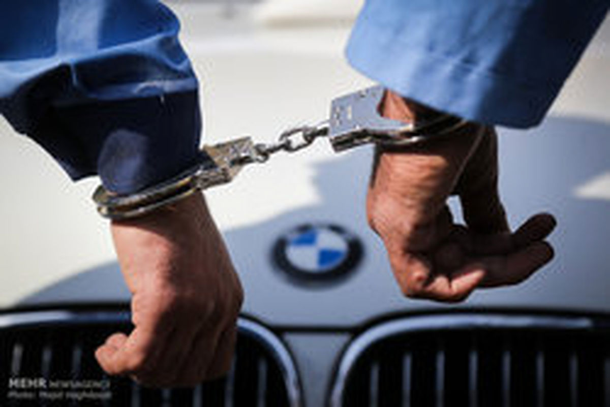 نیم ساعت تعقیب و گریز برای دستگیری سارق خودرو