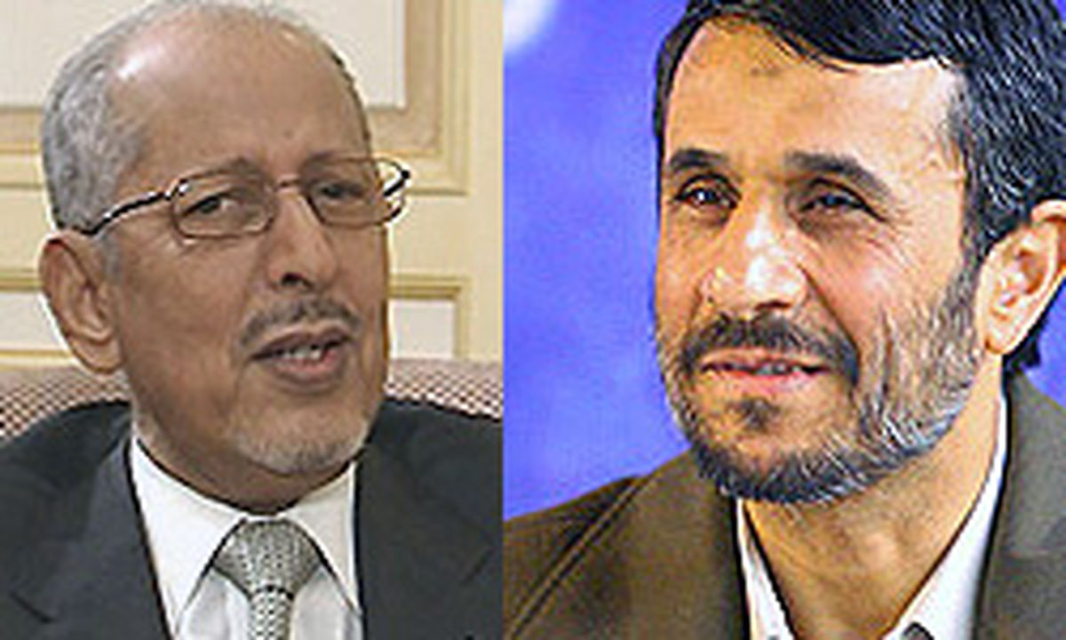 ديداراحمدي‌نژاد با همتاي موريتانيايي خود