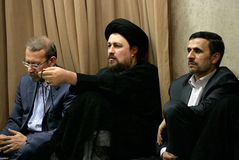 عکس/ احمدی‌نژاد، سیدحسن و لاریجانی