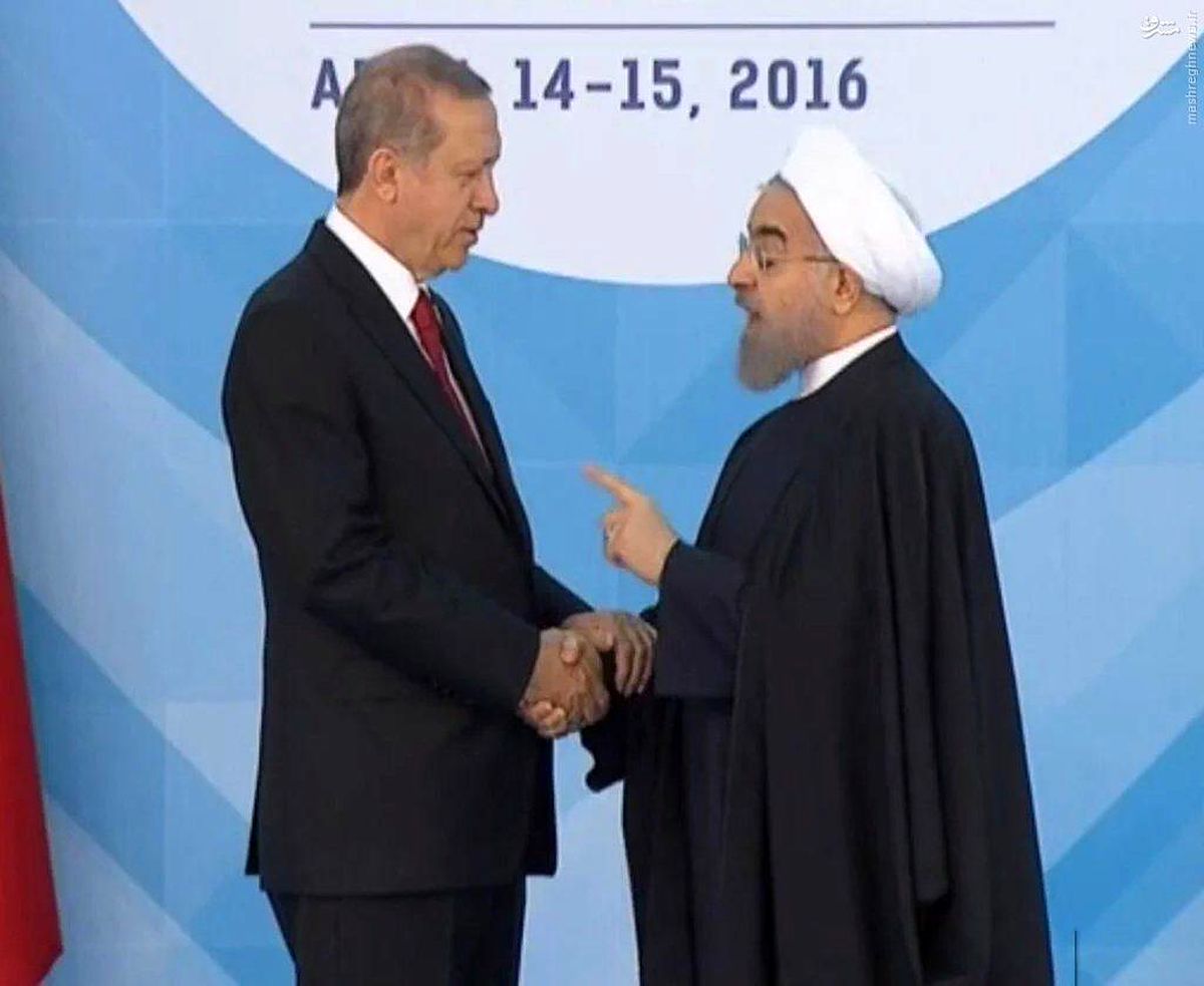 عکس: هشدار روحانی به اردوغان