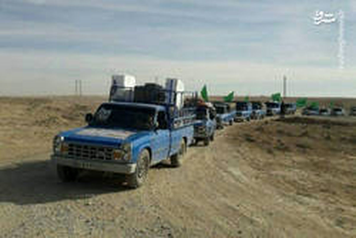 عکس: کاروان کمک‌های آستان قدس برای زلزله‌زدگان