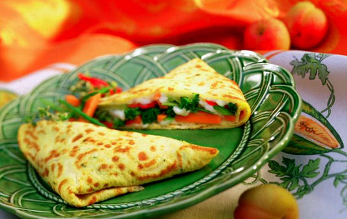 لقمه سبزیجات یک میان وعده فوری و مقوی