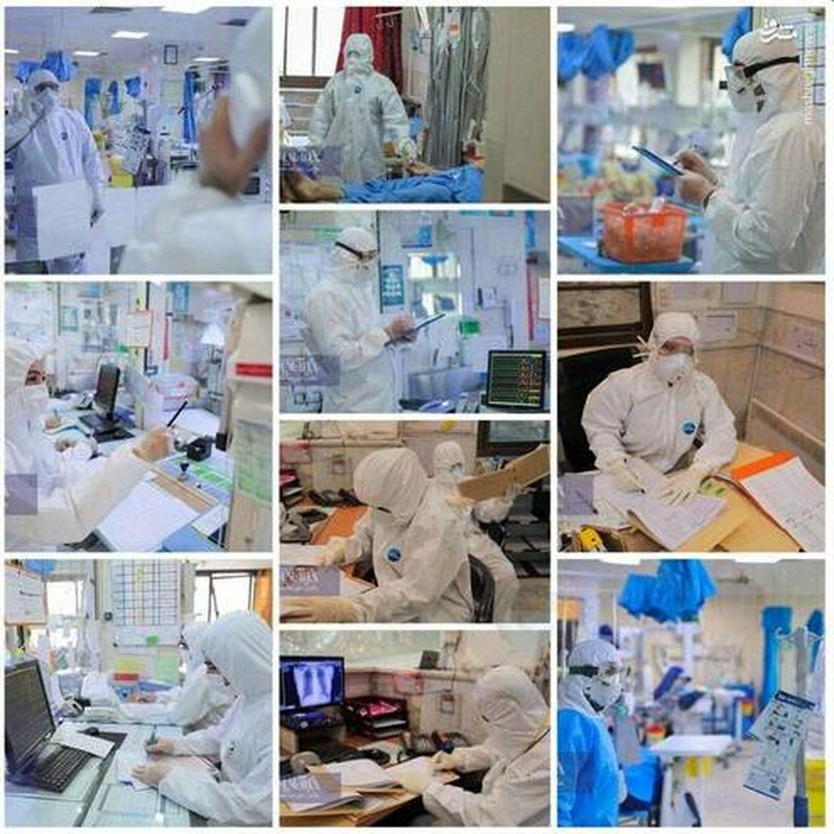 این روزها لباس رزم سربازان ایران سفیده +عکس