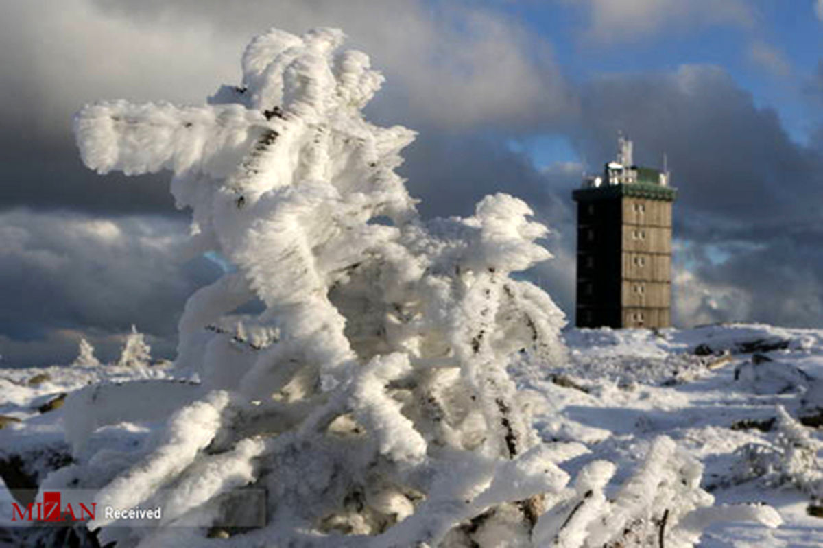 تصاویر: بارش برف در آلمان