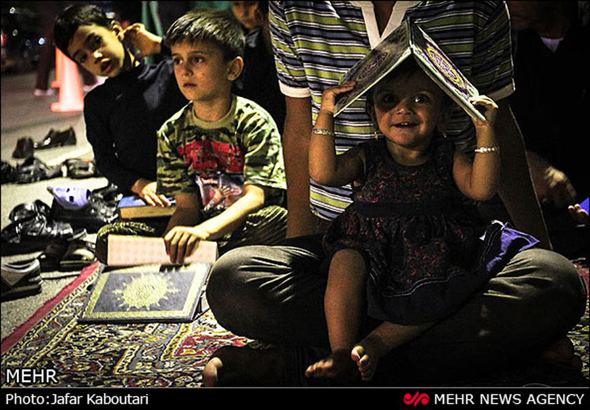 لذت دعا کنار فرشته‌های کوچک/تصاویر