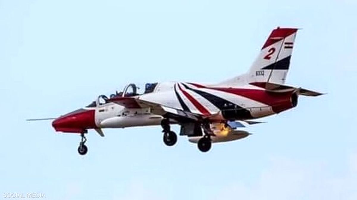 سقوط یک فروند جنگنده مصری