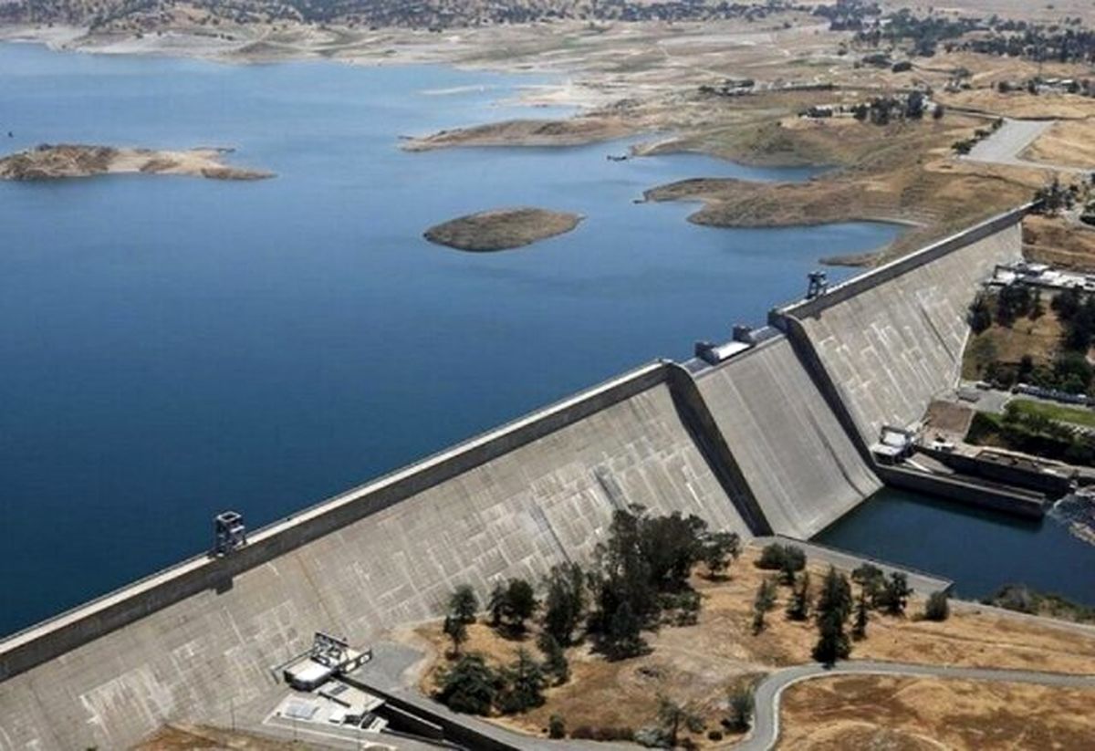 
سد کلان ملایر سرریز کرد