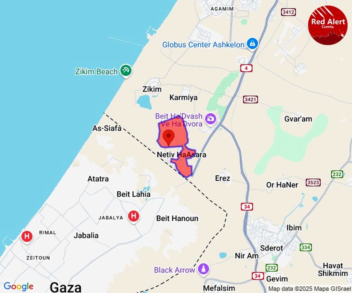 آژیر هشدار در مناطق شمال غزه