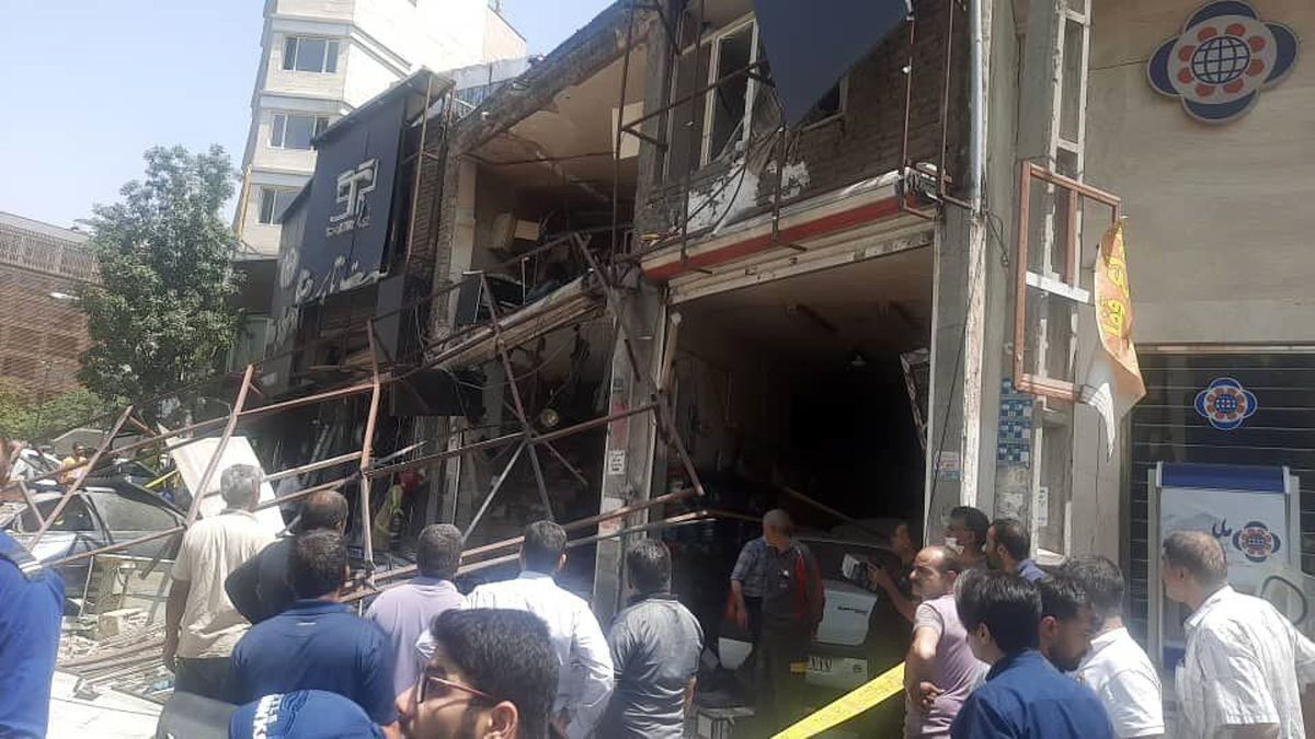 حادثه هولناک در تهران/انفجار مغازه در قیطریه تهران +تصاویر حادثه