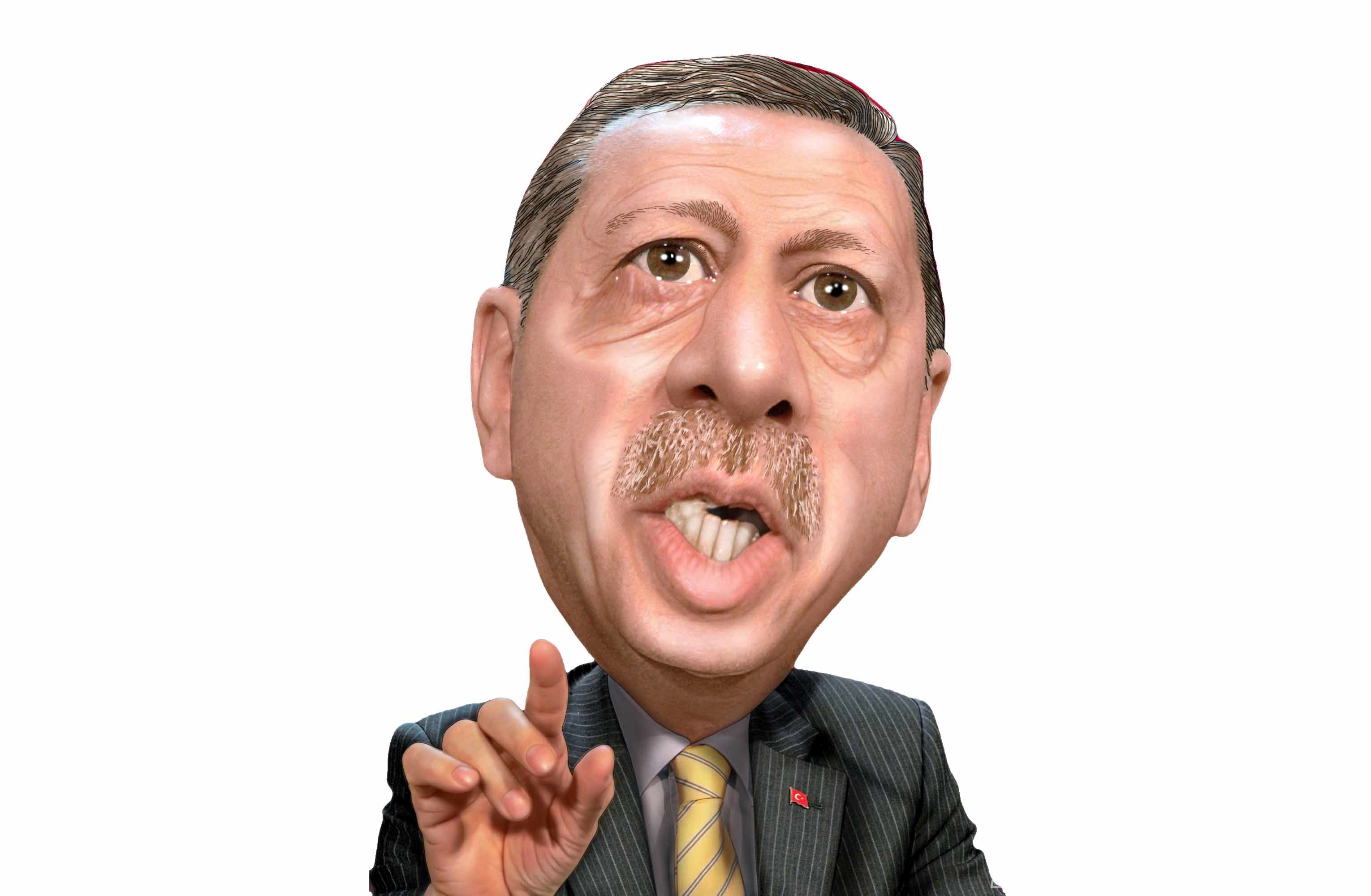 اردوغان پا به توپ شد
