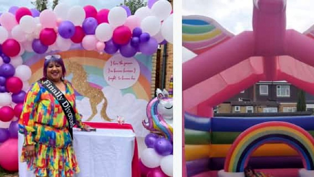 جشن طلاق پس از ۱۷ سال زندگی مشترک سوژه شد +عکس