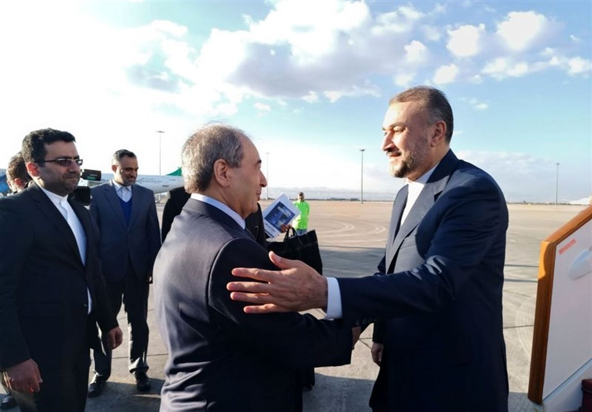  امیرعبداللهیان وارد دمشق شد