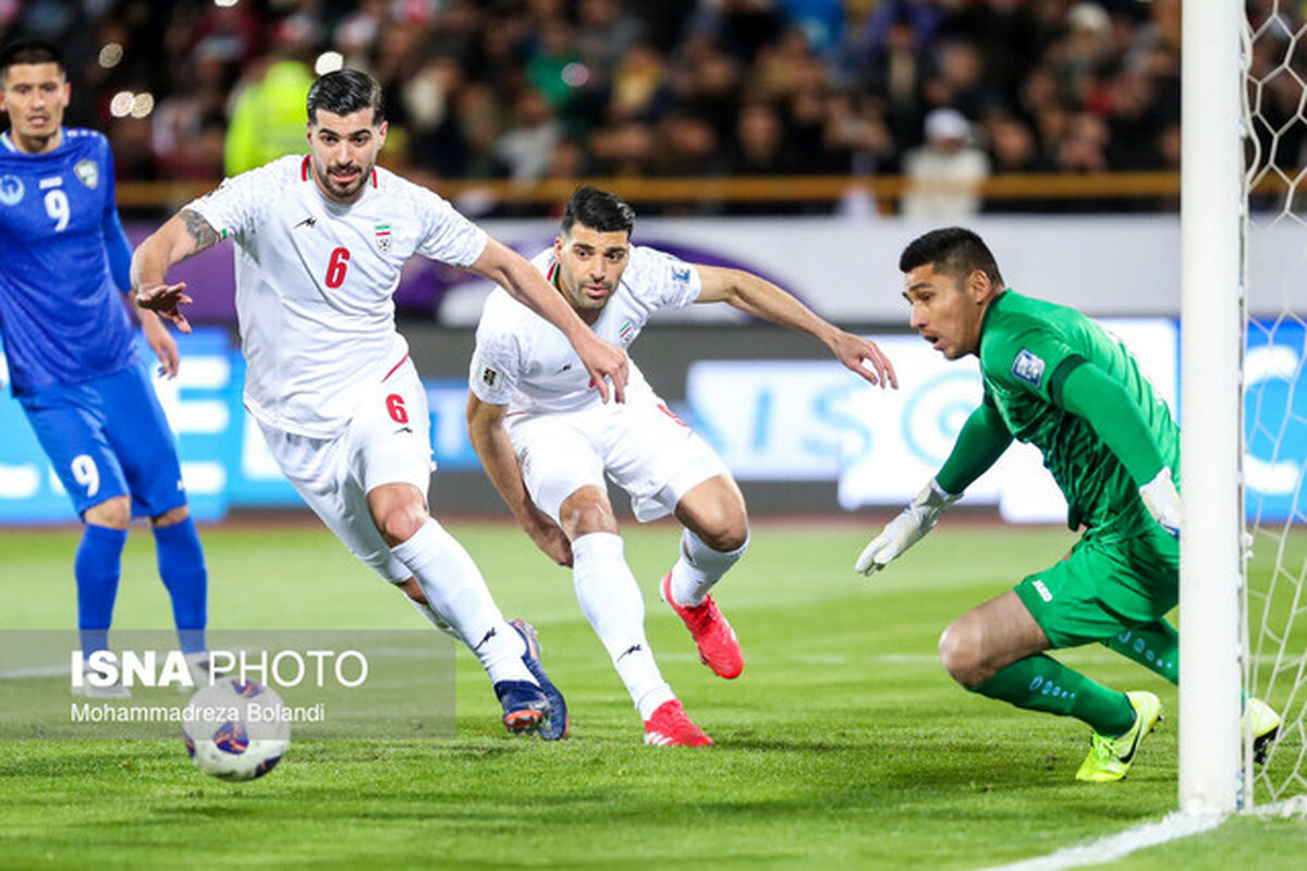 بازی ایران با تیم اصلی مقابل تیم فوتبال روسیه