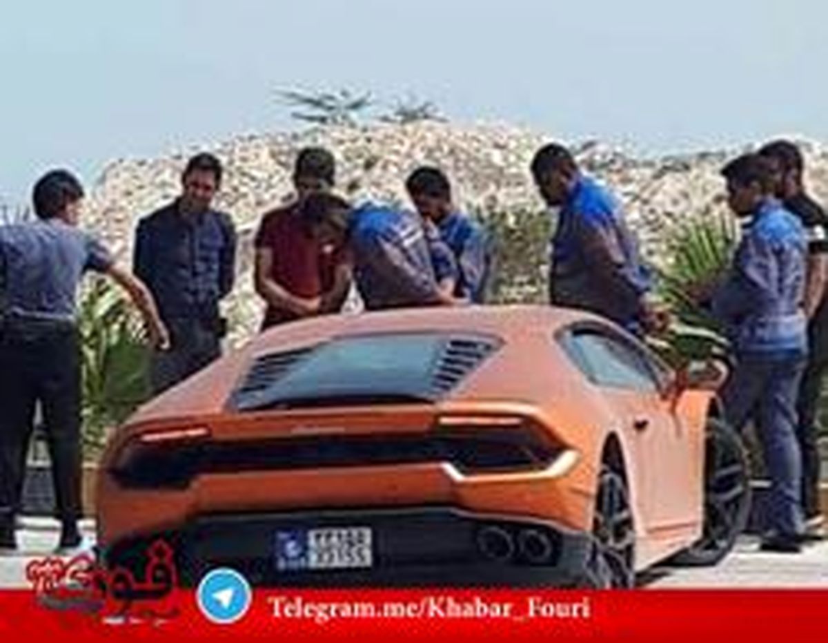 تصادف خودروی ۱ میلیارد تومانی در ایران +عکس