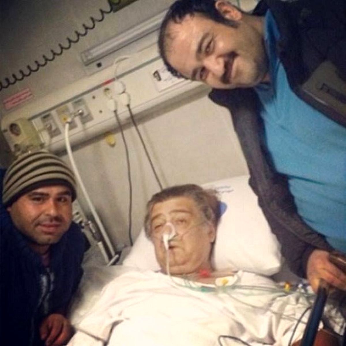 مهران غفوریان در ICU/ عکس