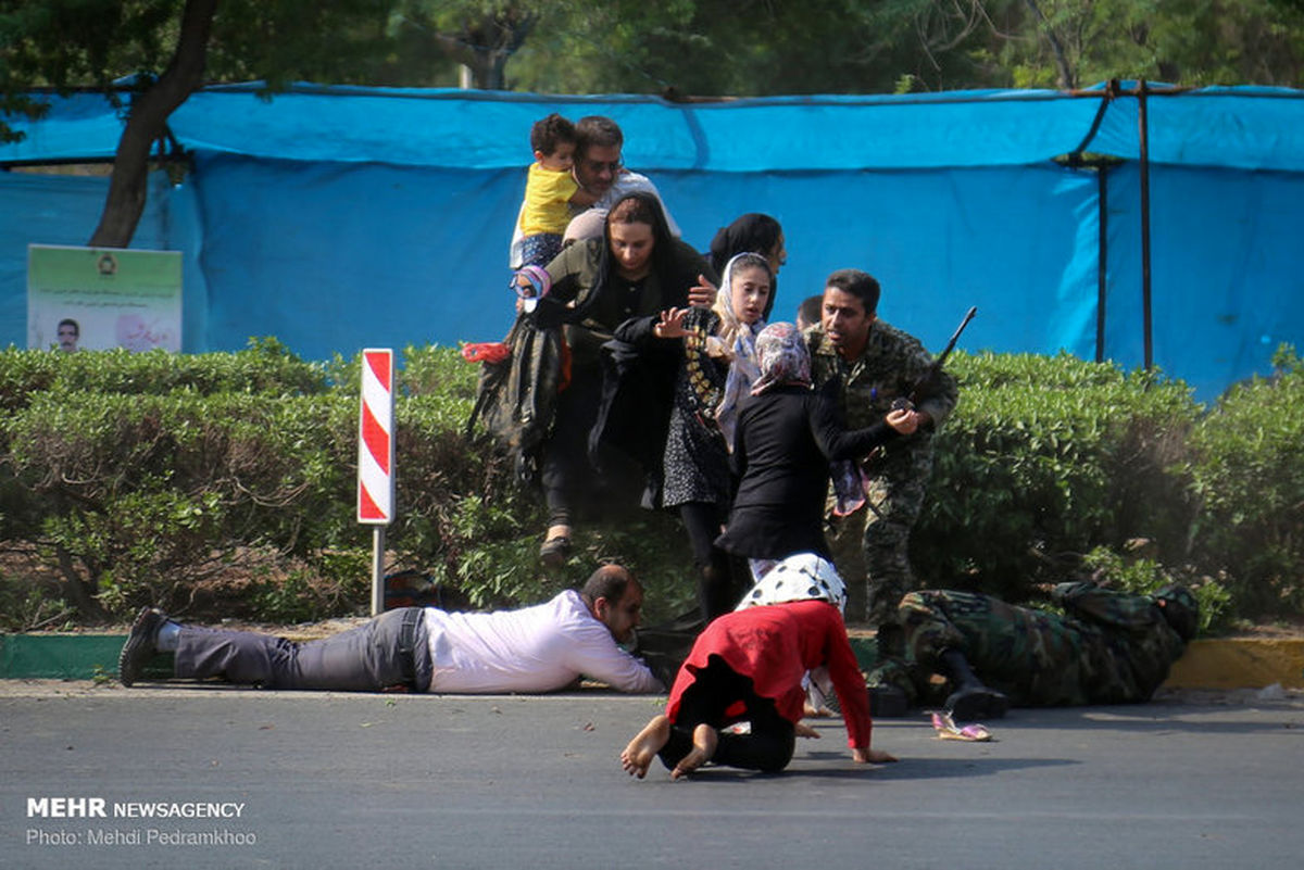 تصاویر: وحشت‌زدگی مردم اهواز از حمله تروریستی امروز