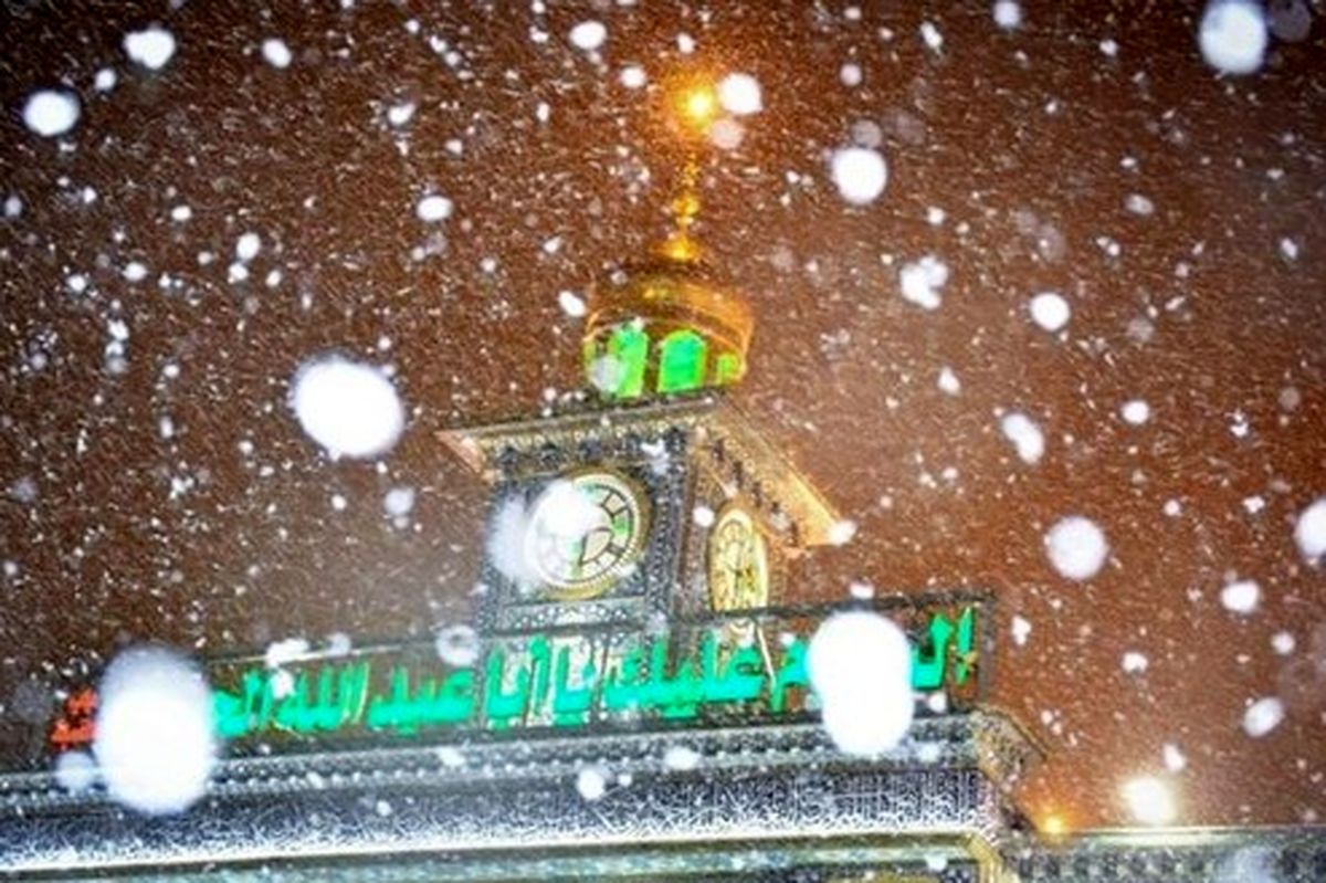 تصاویر: بارش بی‌سابقه برف در نجف و کربلا
