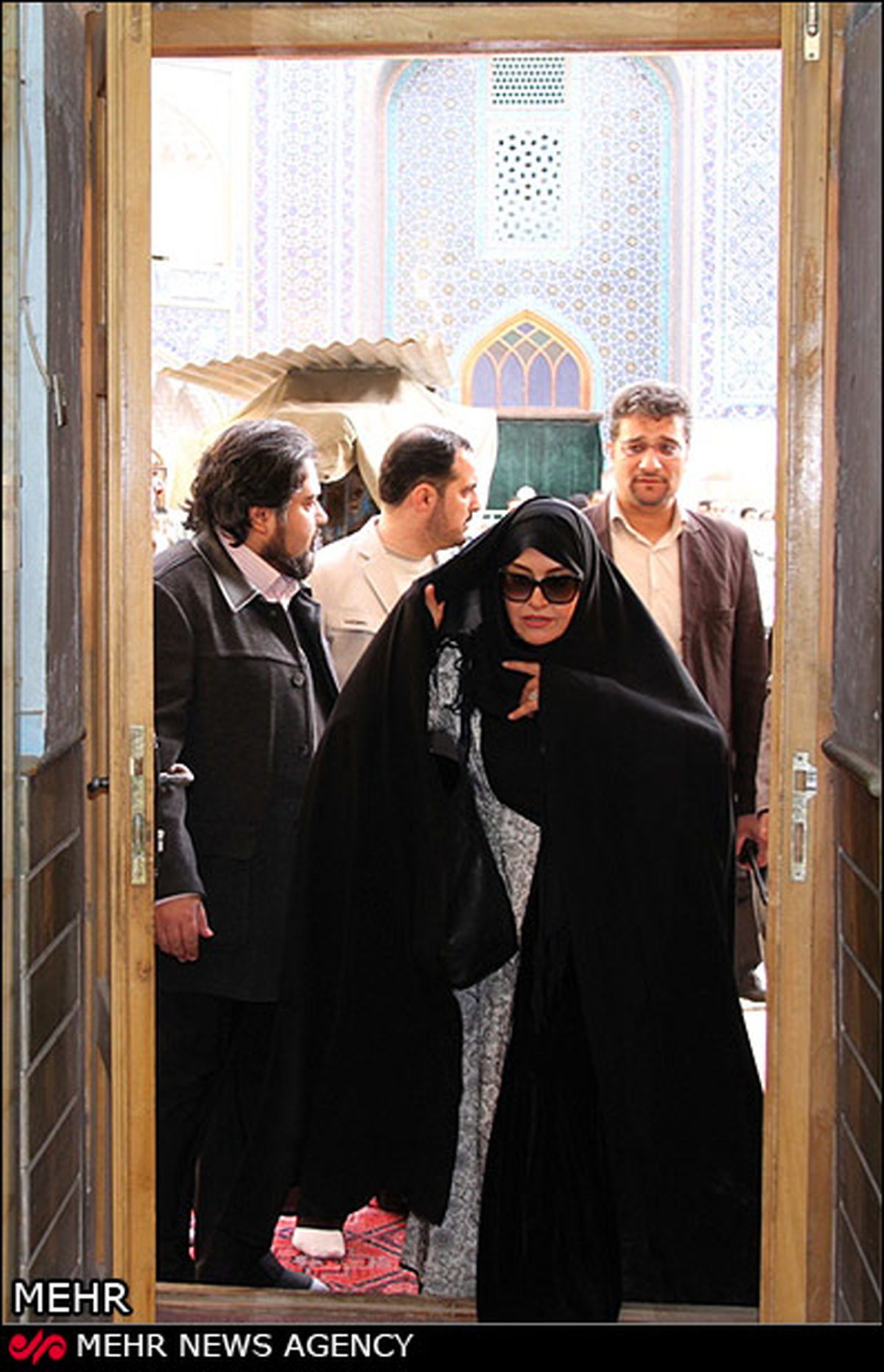 مریلا زارعی با چادر