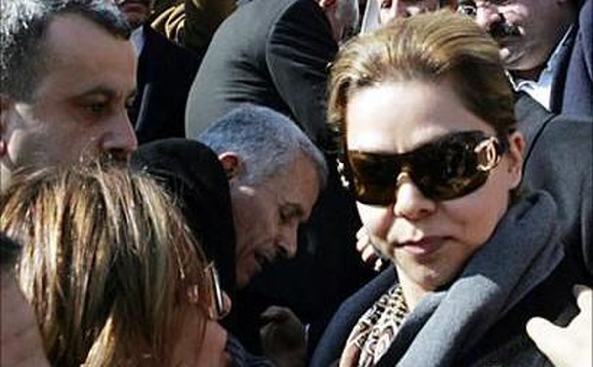 عزاداری‌ دختر صدام‌ برای‌ نایف/ تصویر