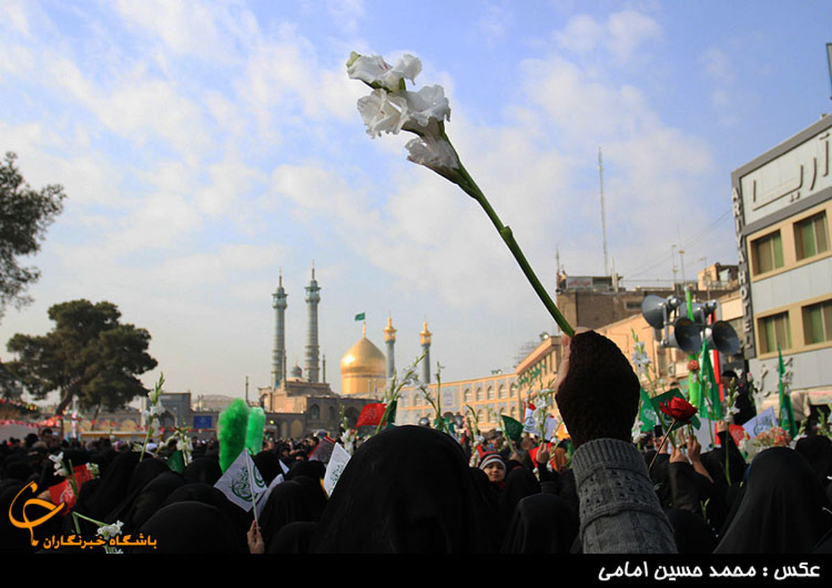 استقبال نمادين از ورود حضرت معصومه(س) به قم