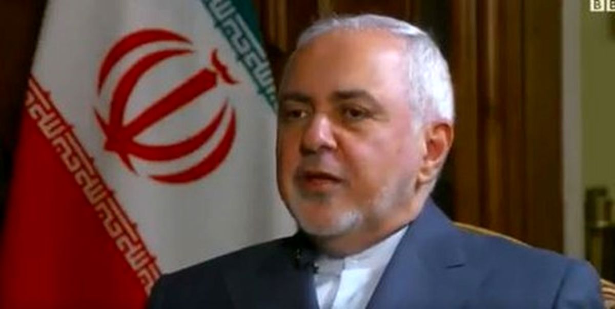 ظریف به ادعای ترامپ درباره ایران پاسخ داد +عکس