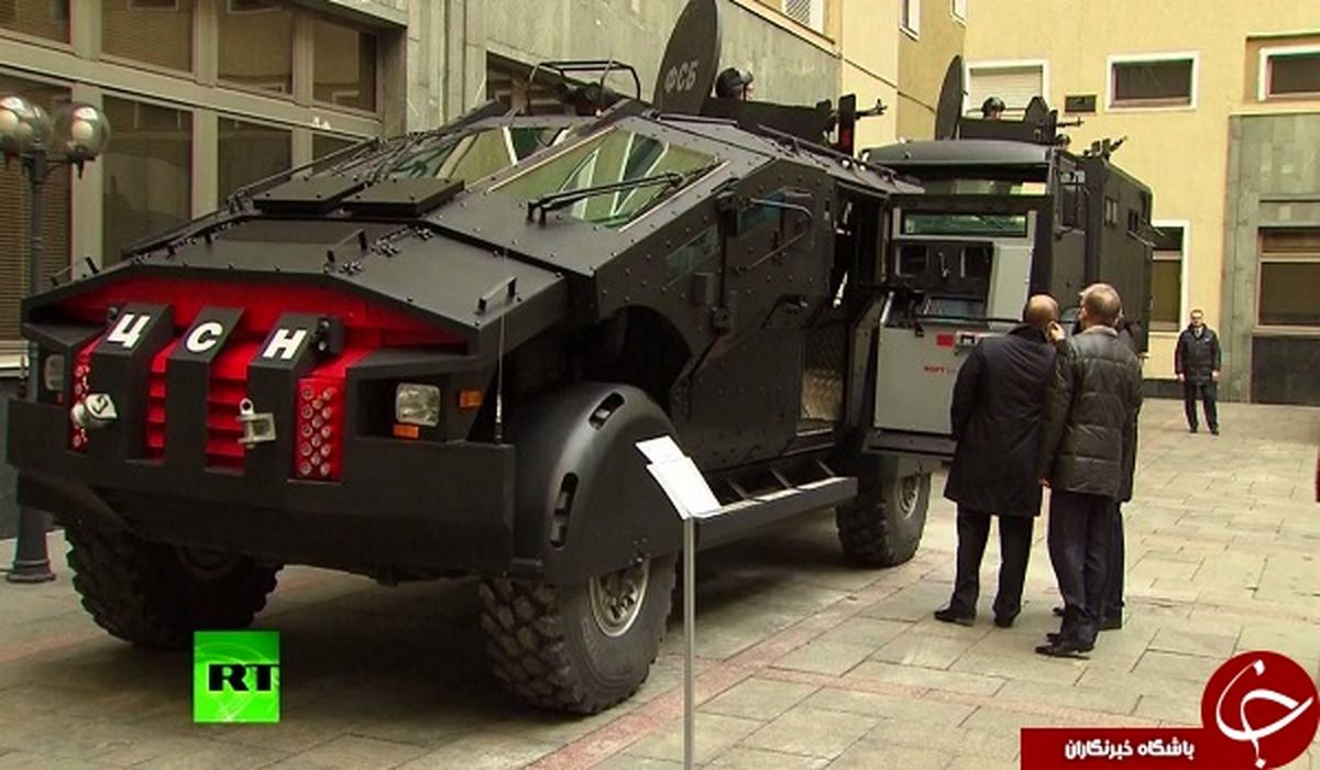 رونمایی پوتین از خودرو زرهی «مجازات کننده» +عکس