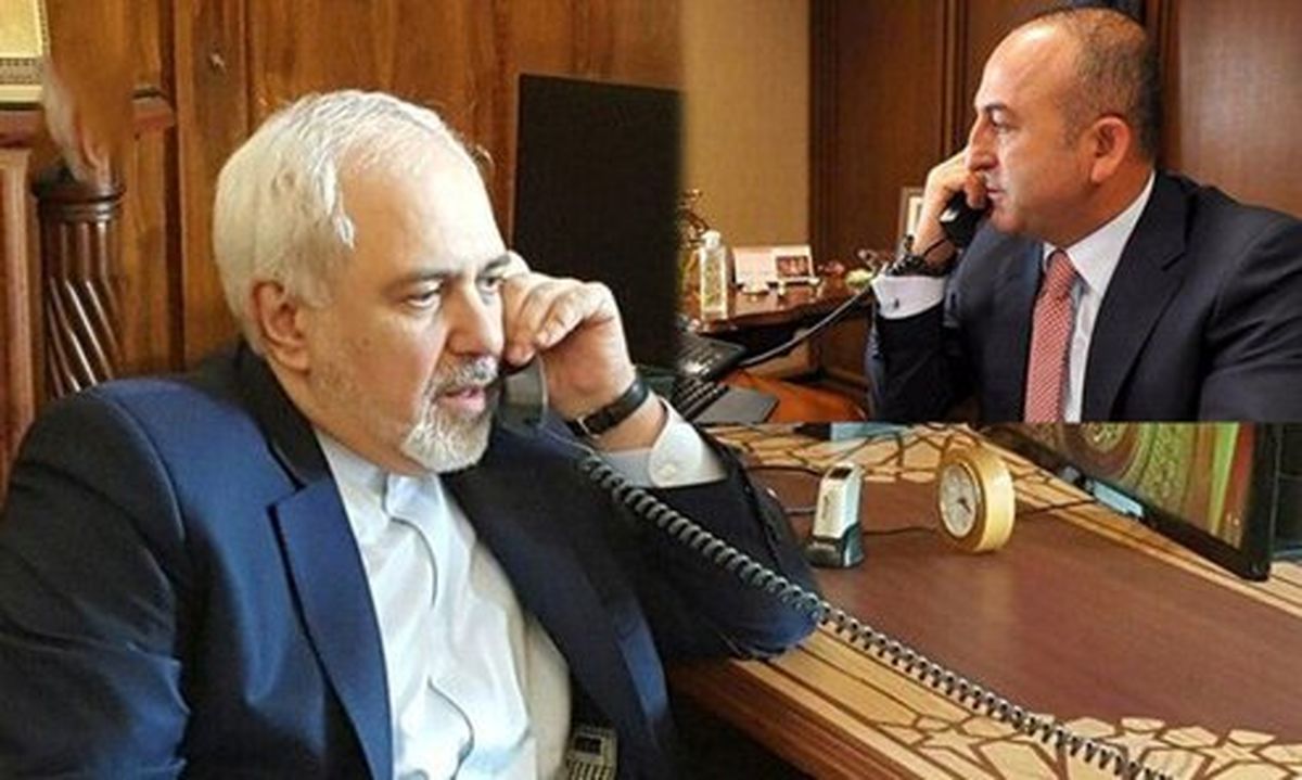 گفتگوی تلفنی ظریف با همتای ترکیه‌ای درباره بحران کرونا