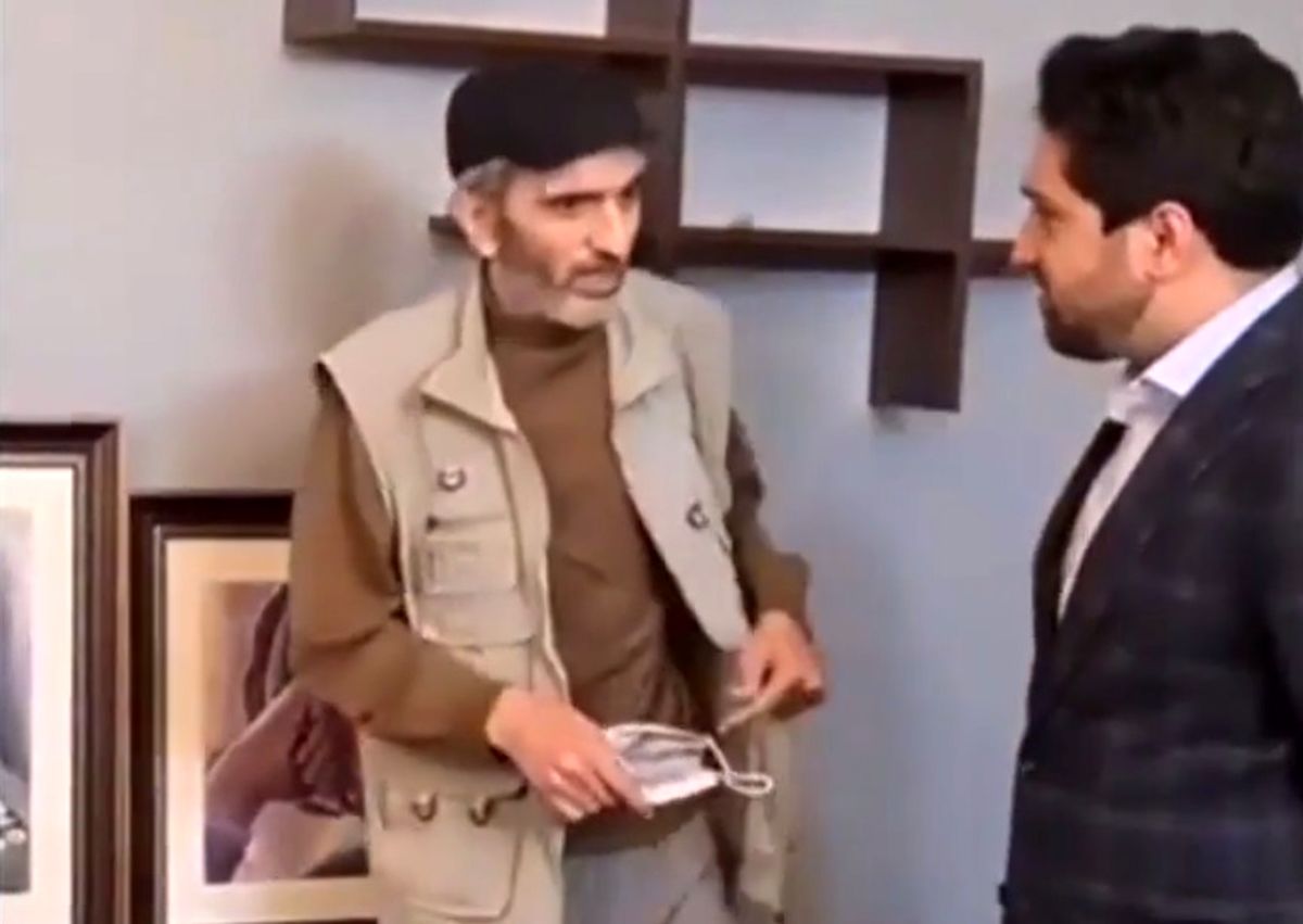 احمد مسعود در مشهد دیده شد +عکس