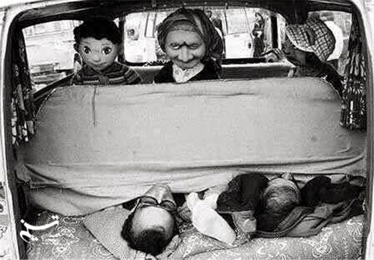 عکس: پشت صحنه مجموعه خونه مادر بزرگه