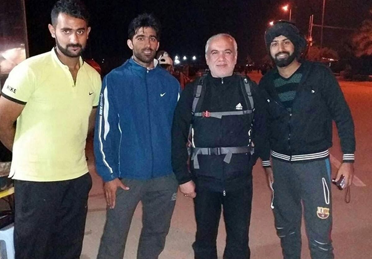 علی فتح‌الله زاده در پیاده‌روی اربعین+عکس