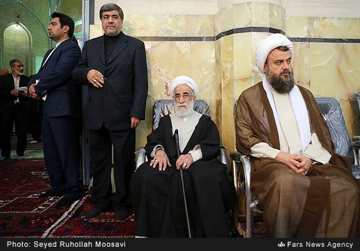 مراسم ختم همسر آیت‌الله جنتی/تصاویر