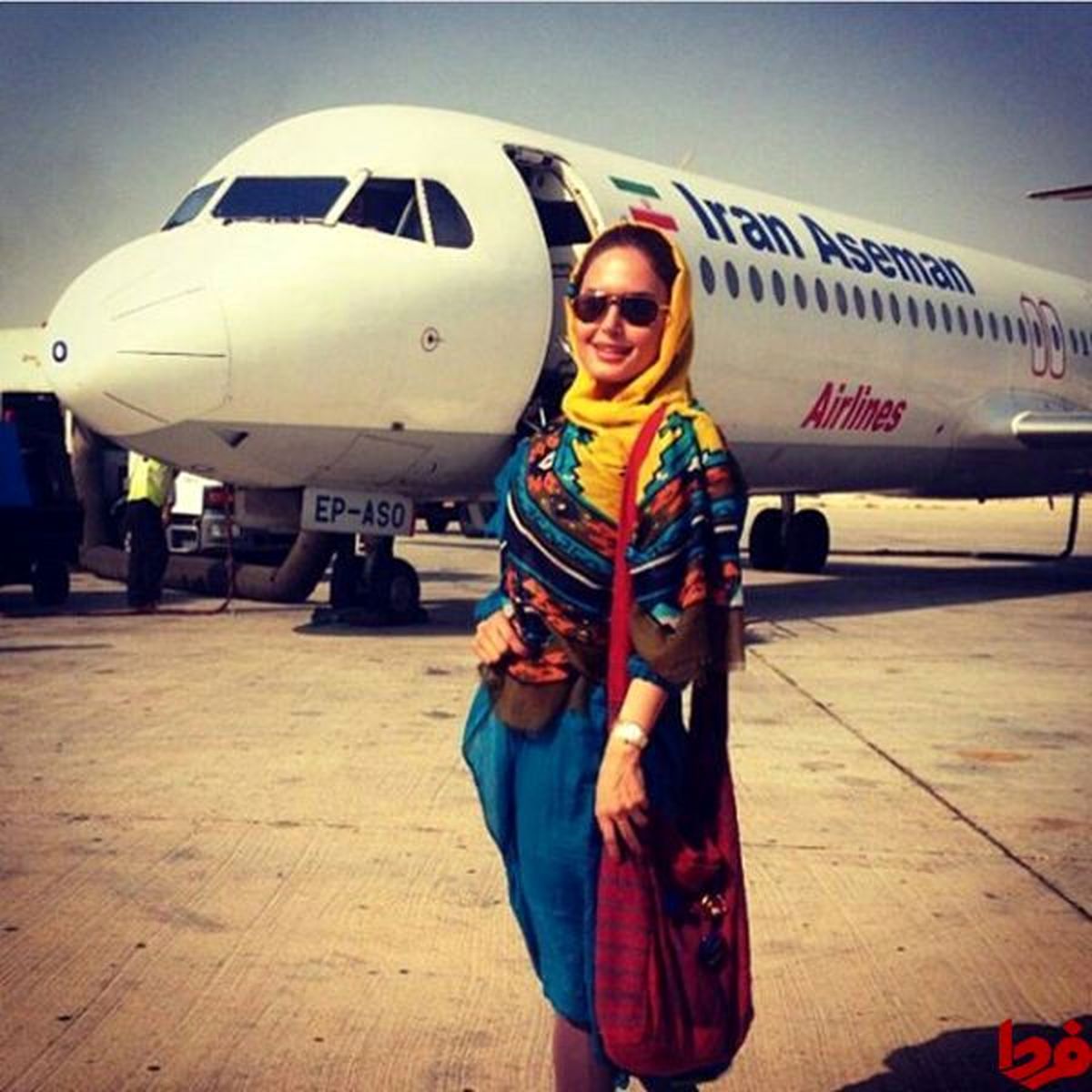 الناز شاکردوست عازم سفر شد +عکس