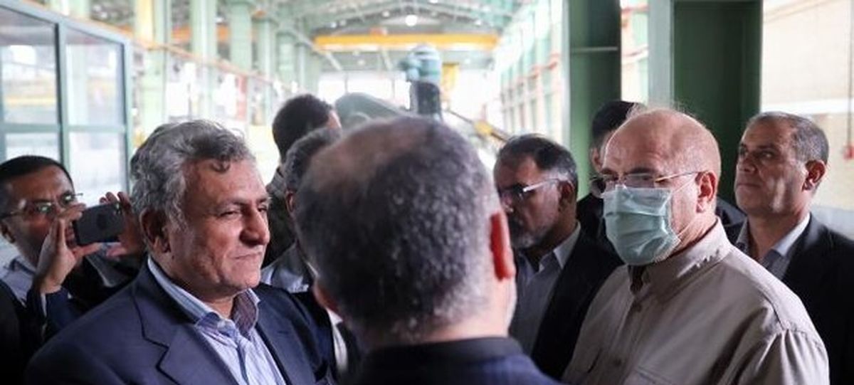 بازدید رئیس مجلس از کارخانه تولید لوله دورود