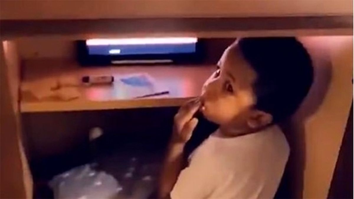 صحنه عجیب در کابینت خانه مادر را به وحشت انداخت! +فیلم و عکس