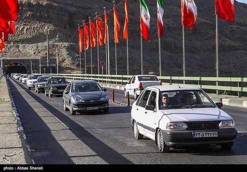 محور کرج ـ چالوس یکطرفه شد