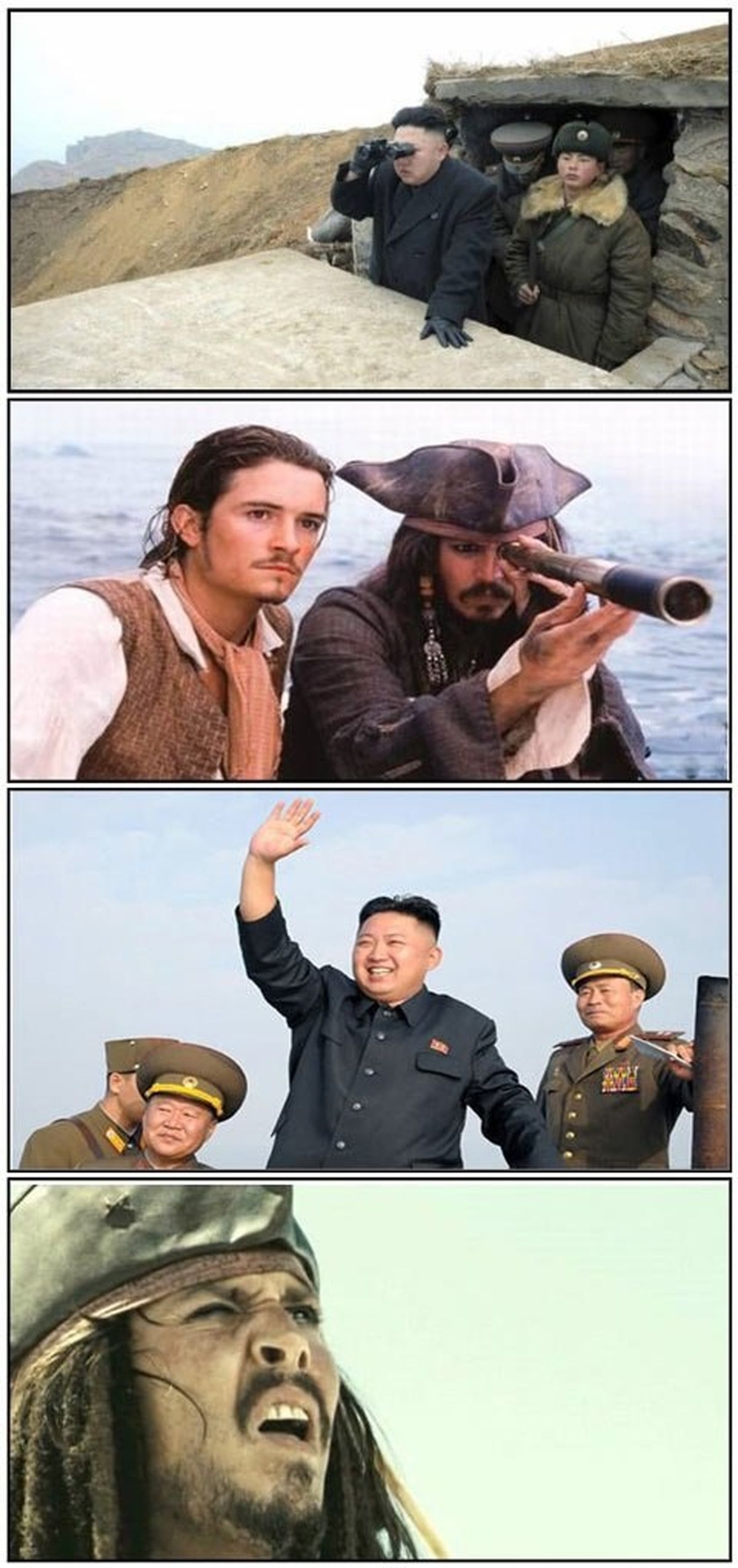 عکس/ شوخی با رهبر کره شمالی