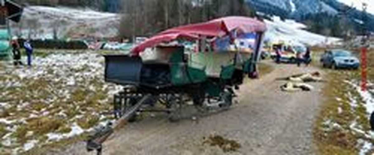 ۲۰ زخمی در حادثه برخورد ۲ کالسکه در آلمان +عکس