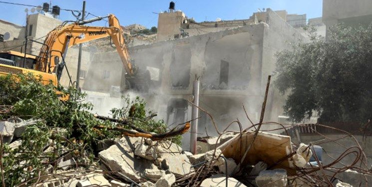 صهیونیستها ۵ خانه را تخریب کردند؛ ۳۰ فلسطینی آواره شدند