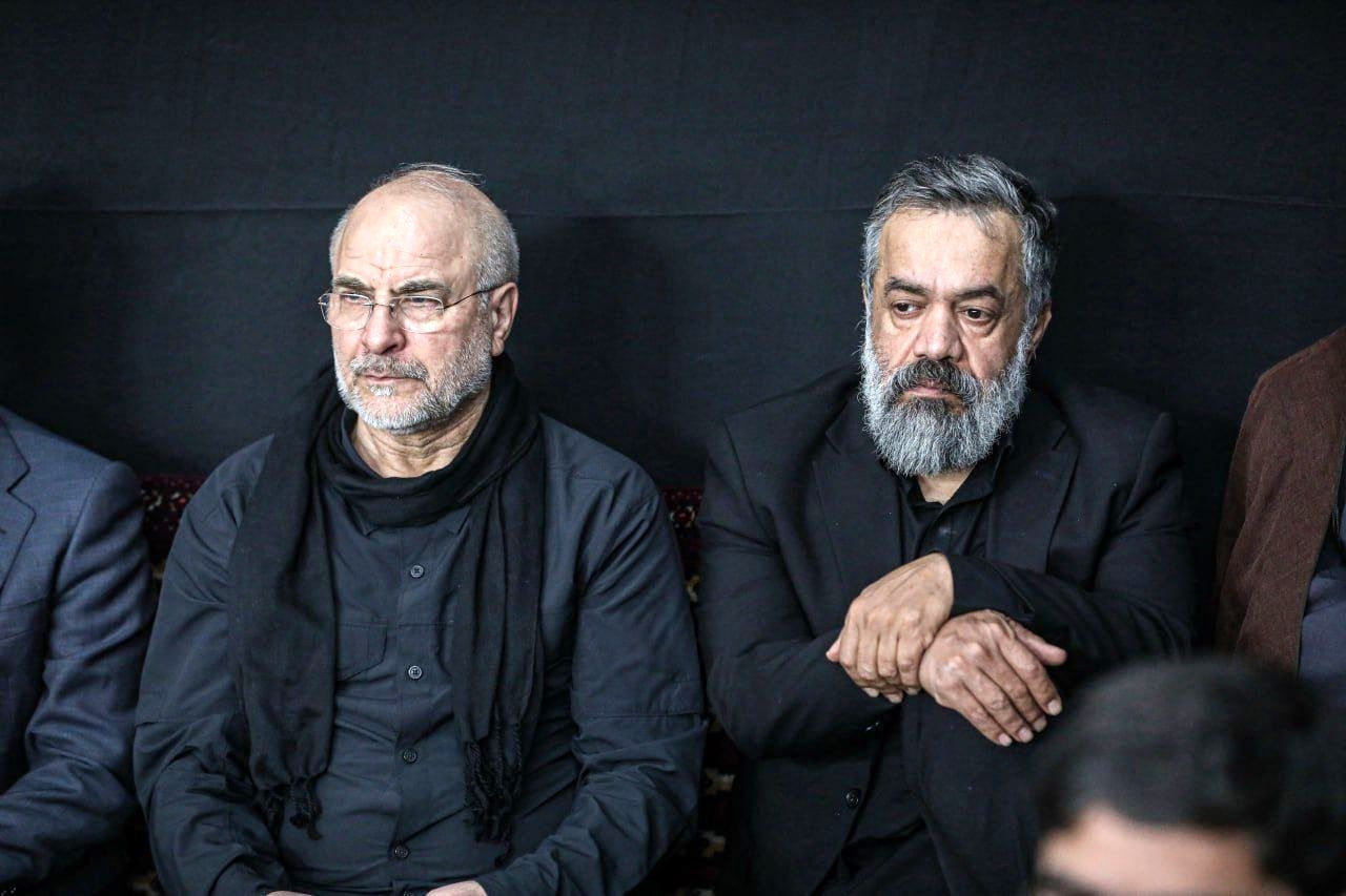 حضور قالیباف و اژه ای در مراسم خطبه‌خوانی حرم علی بن موسی الرضا (ع) +فیلم