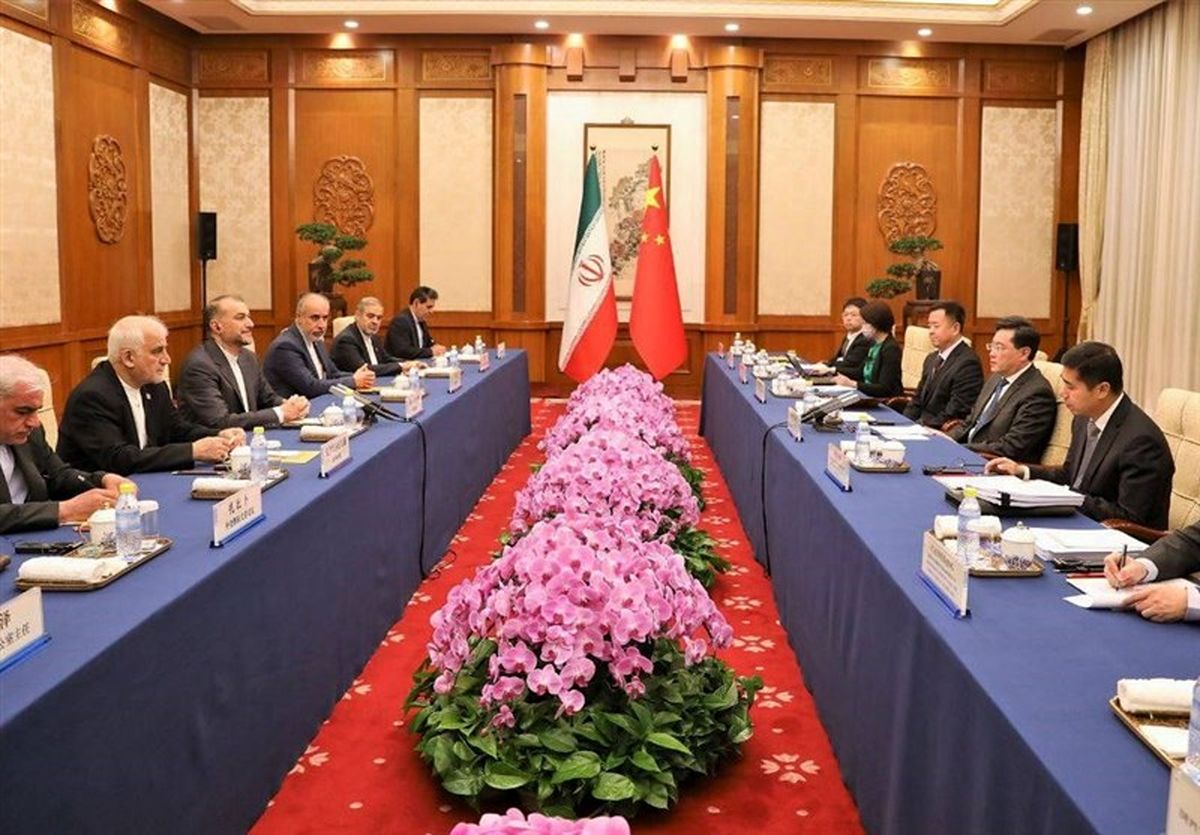  دیدار وزرای خارجه ایران و چین