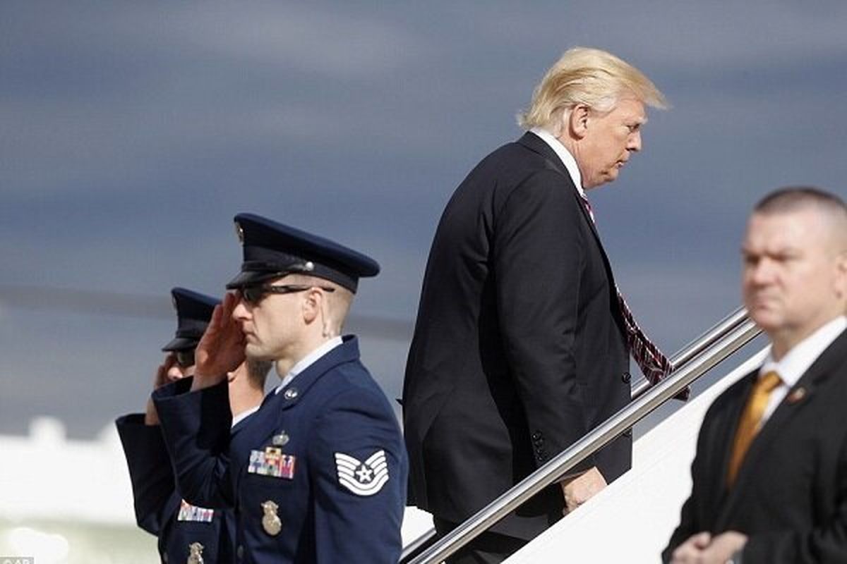 ترامپ عازم ریاض شد