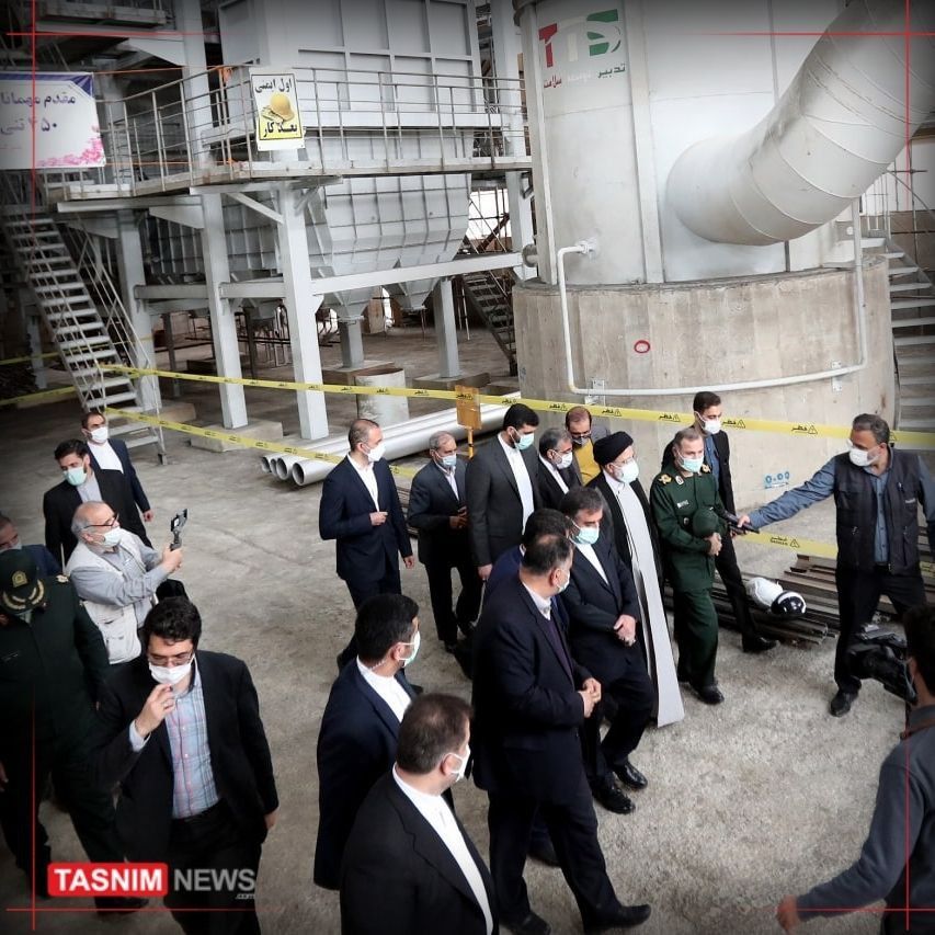 بازید رئیس‌جمهور از نیروگاه زباله‌سوز ساری/ فرصت ۶ ماهه برای تکمیل و افتتاح پروژه